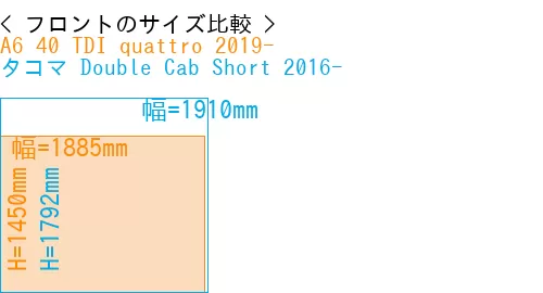 #A6 40 TDI quattro 2019- + タコマ Double Cab Short 2016-